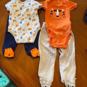 Boys tiger clothes 3-6 months